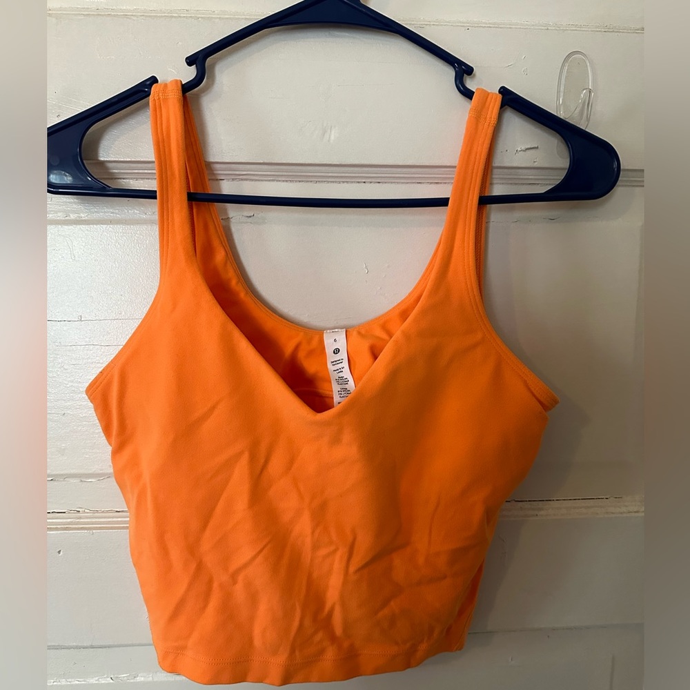 LULULEMON Align Tank Orange Creamsicle Size 6